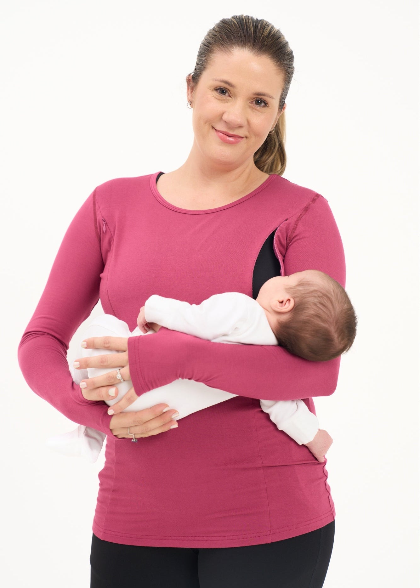 Breastfeeding top cherry