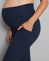 Luxe Maternity & Postnatal Leggings - Midnight Blue