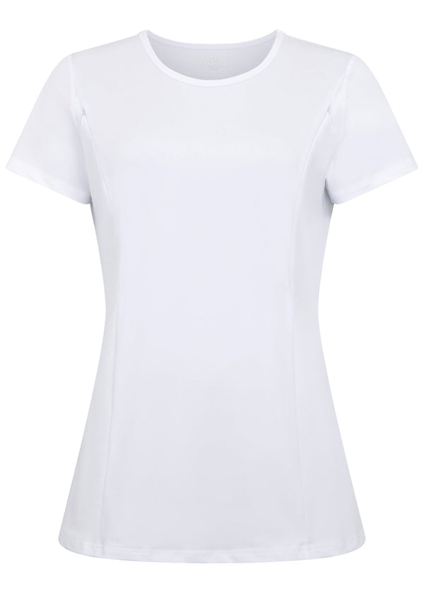 Maternity & Breastfeeding T-shirt - Bright White