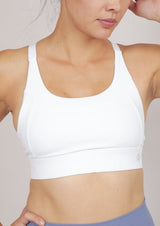 Stamina Sports Bra - Bright White