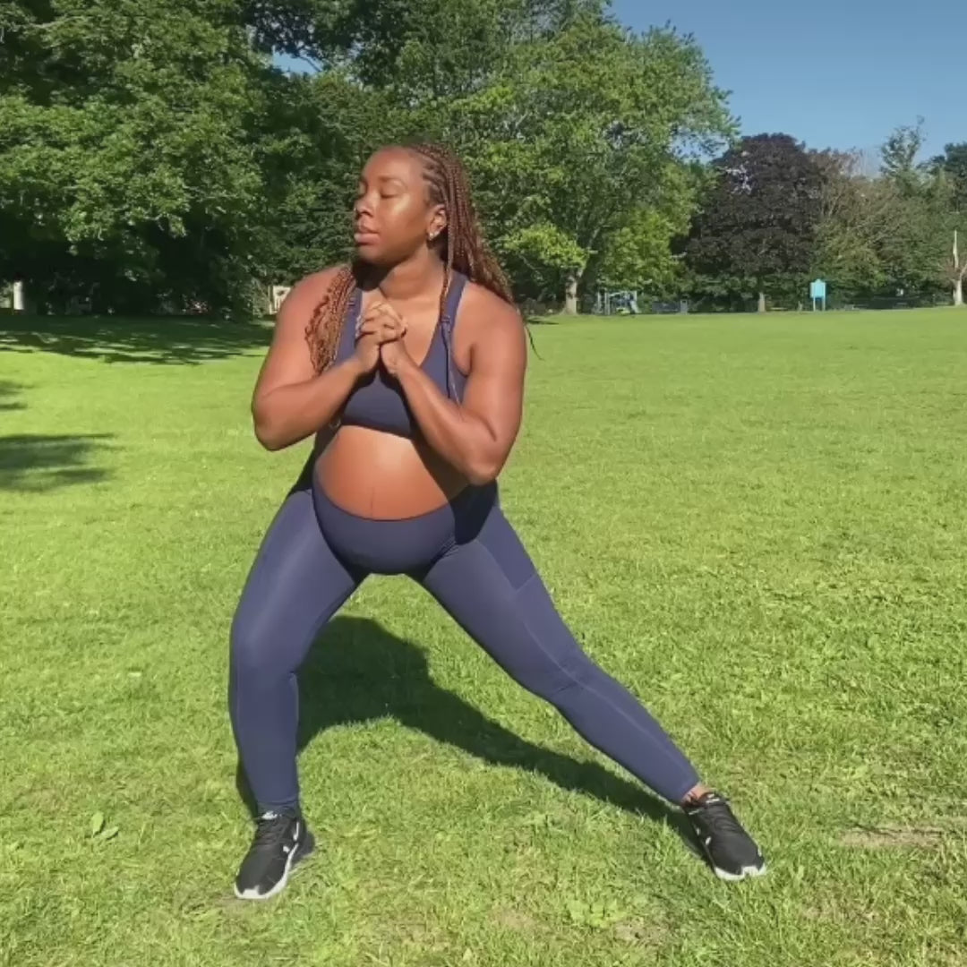 Breastfeeding & Maternity 1/4 Zip Sweater | Grey Marl