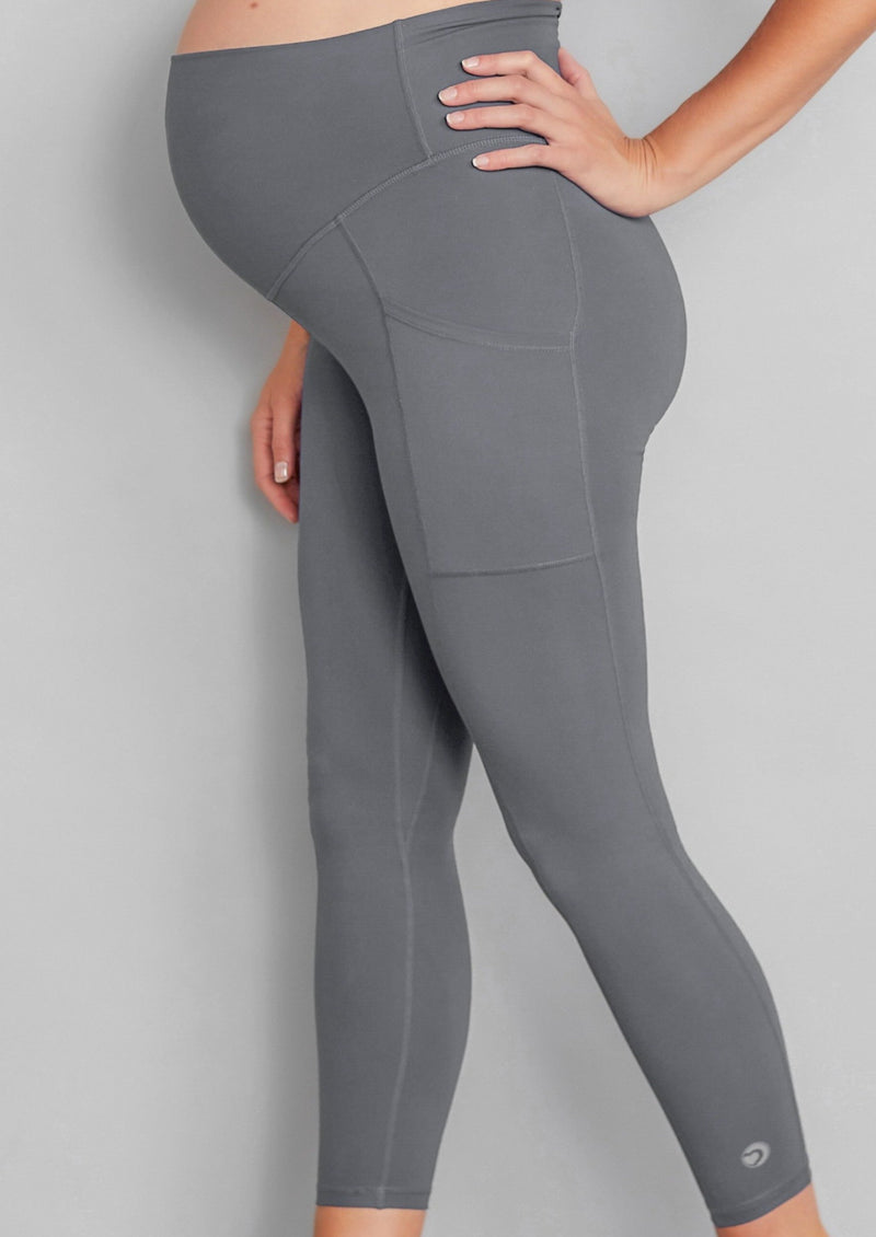 Luxe Maternity & Postnatal Leggings - Soft Grey – Natal Active