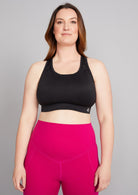 Nursing sports bra for larger cup - front view