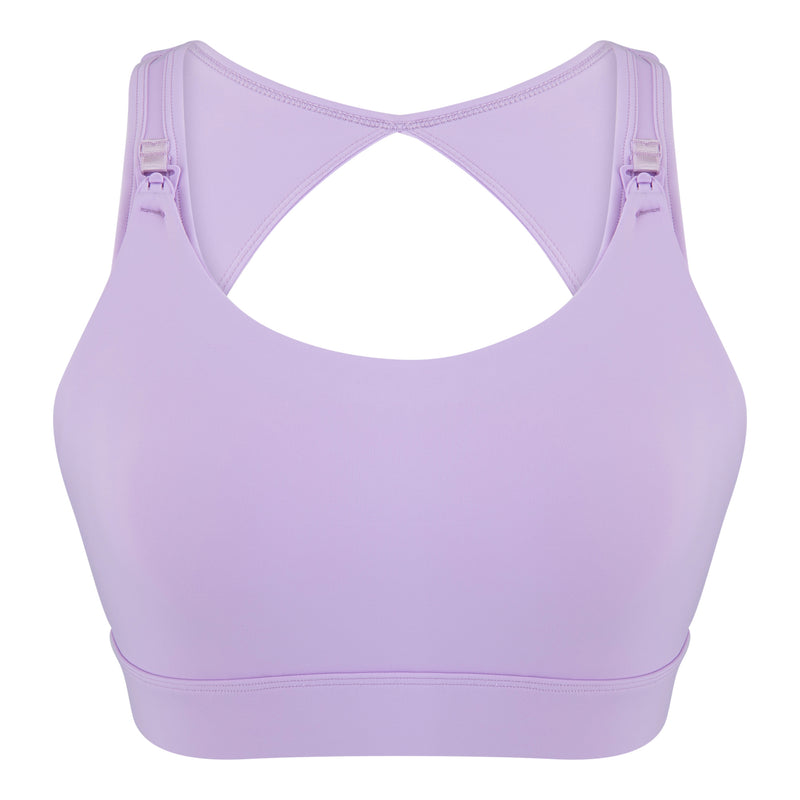 FIGS Performance Underscrub Sports Bra Lavender Lilac Purple L 